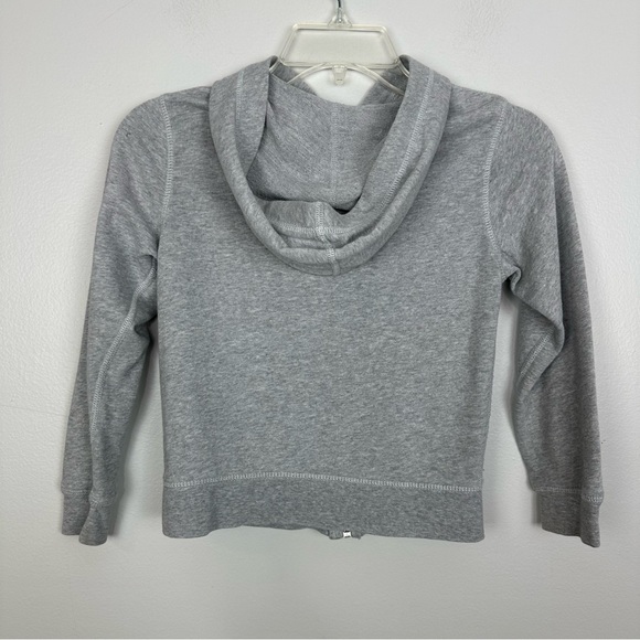 Hanna Andersson boys zip up hoodie sweatshirt size 5 Lot of 2 gray blue - Picture 5 of 13